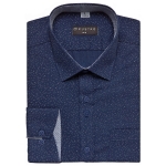 Koszula wizytowa z aplikacją w kolorze ciemny jeans